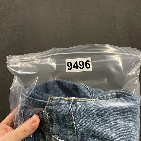 Levis Jeans Mens 32x34 (Fits 31x32) Blue 511 Slim Fit Light Wash Denim Stretch - Picture 16 of 16